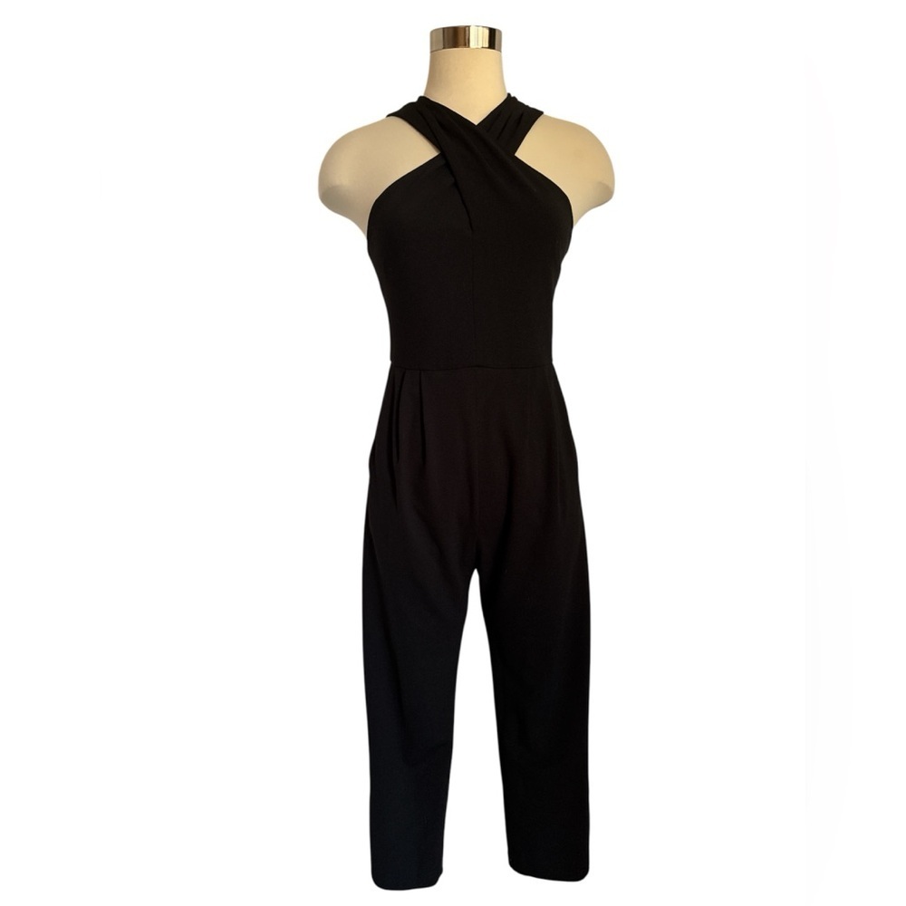 Elegant Black Halter Jumpsuit